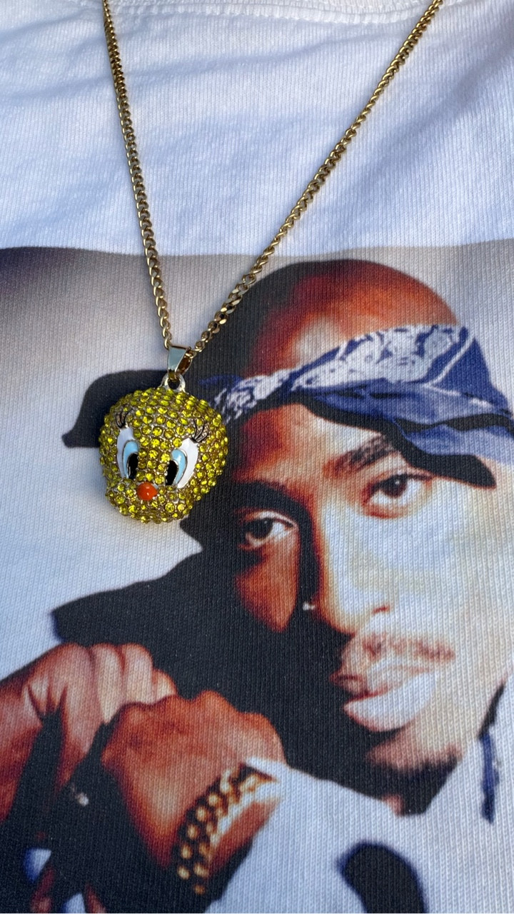 Just found the cutest Tweety Bird Chain💛 #chain #fyp #tweetybird #tupac #unboxing

#LTKSaleAlert