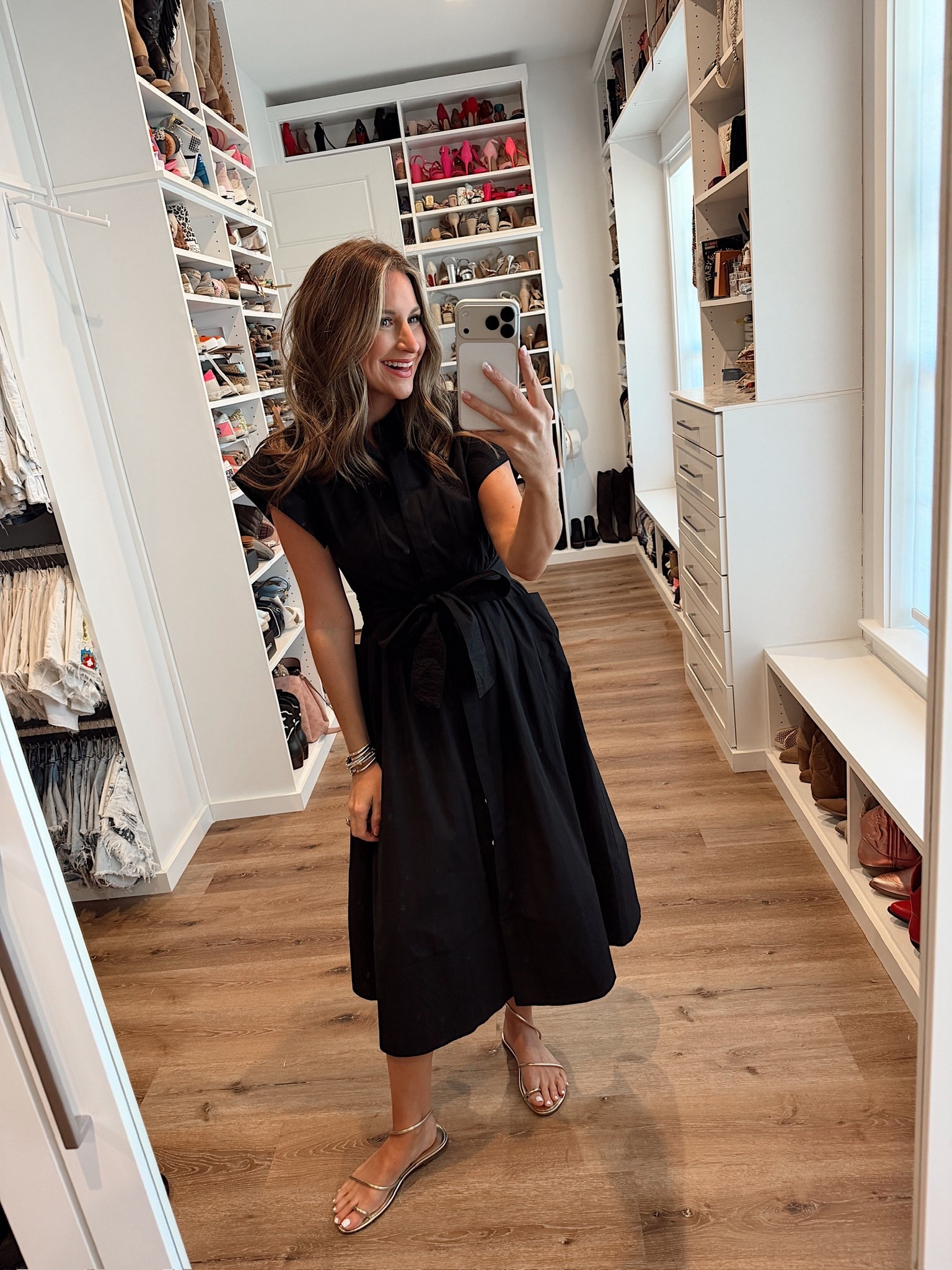 In a small dress and sandals - fits tts.

#LTKgrwm #LTKSeasonal #LTKootd