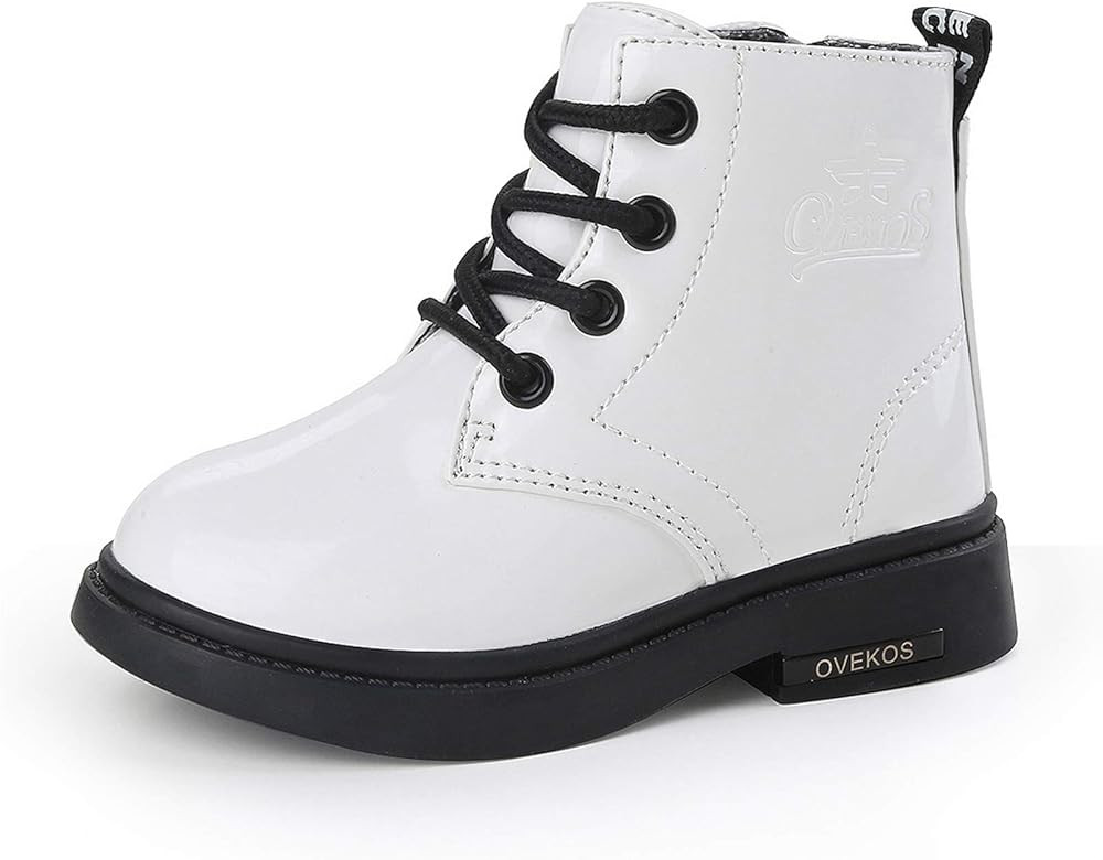 WYSBAOSHU Girl's Winter Snow Boots Warm Outdoor Faux-Fur Flat Shoes(Toddler/Little Kid) | Amazon (US)