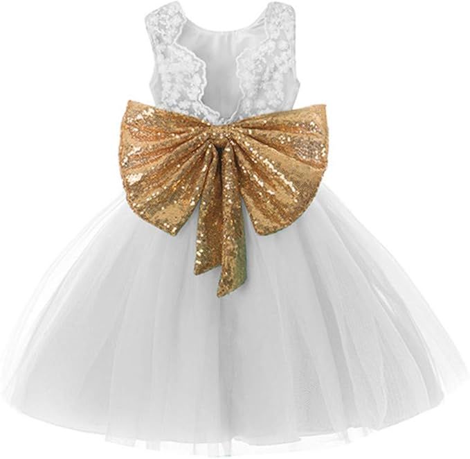 0-12 Years Baby Flower Girl Dress Wedding | Amazon (US)