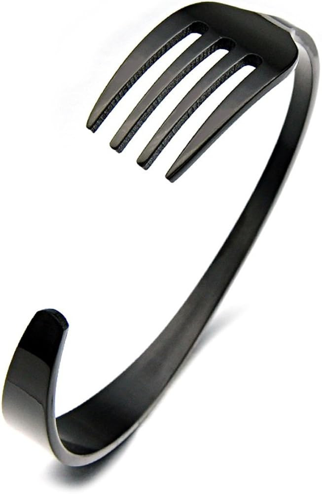 AOCHEE Fork Bracelet Stainless Steel Fork Bracelets for Men Fork Cuff Bangle Bracelet | Amazon (US)