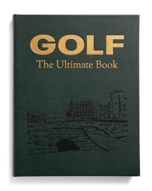 Golf The Ultimate Book Leather Bound Edition | Luxury Gifts | Marshalls | Marshalls