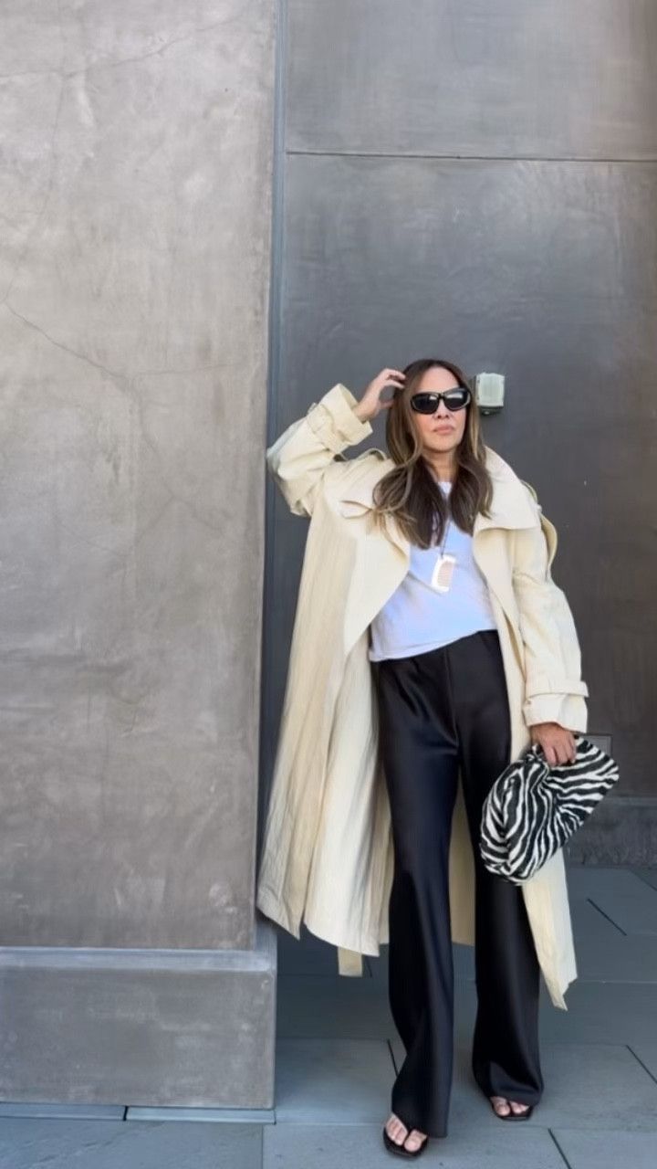 Spring outfits  chic spring style elevated basics capsule wardrobe staples modern feminine fashion 