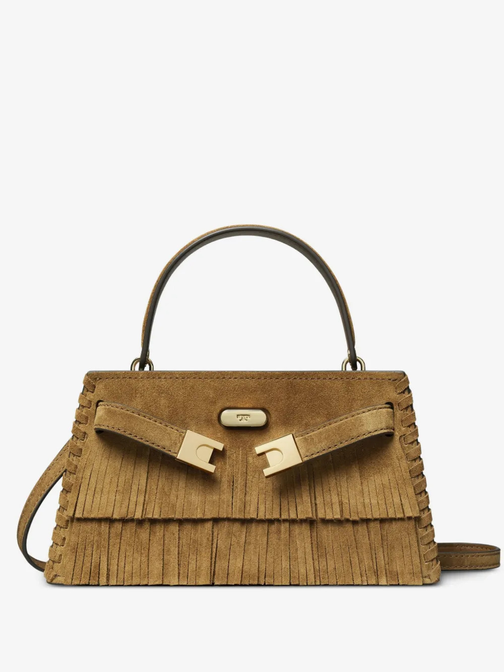 Tory Burch mini Lee Radziwill tote bag - Brown | Farfetch Global