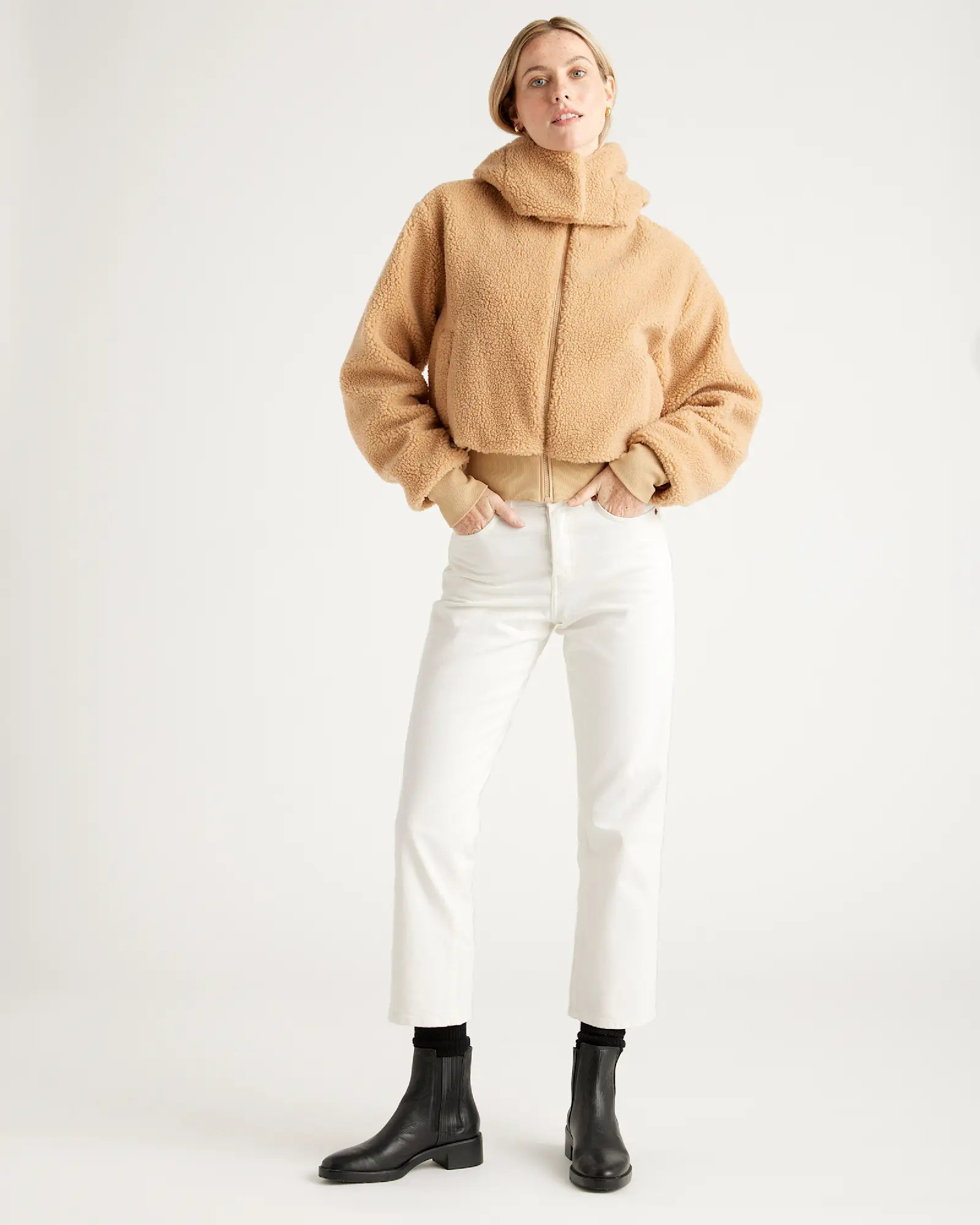 Hooded Sherpa Jacket | Quince