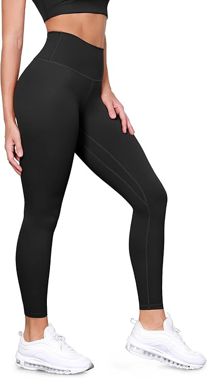 ODODOS Tummy Control Compression Leggings for Women, 25" / 28" High Waist Workout Running Yoga Pa... | Amazon (US)