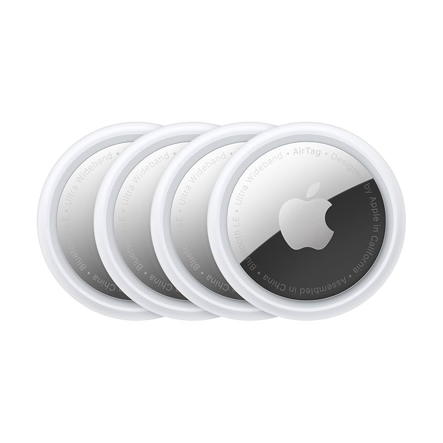 Apple AirTag 4 Pack. Keep Track of and find Your Keys, Wallet, Luggage, Backpack, and More. Simpl... | Amazon (US)