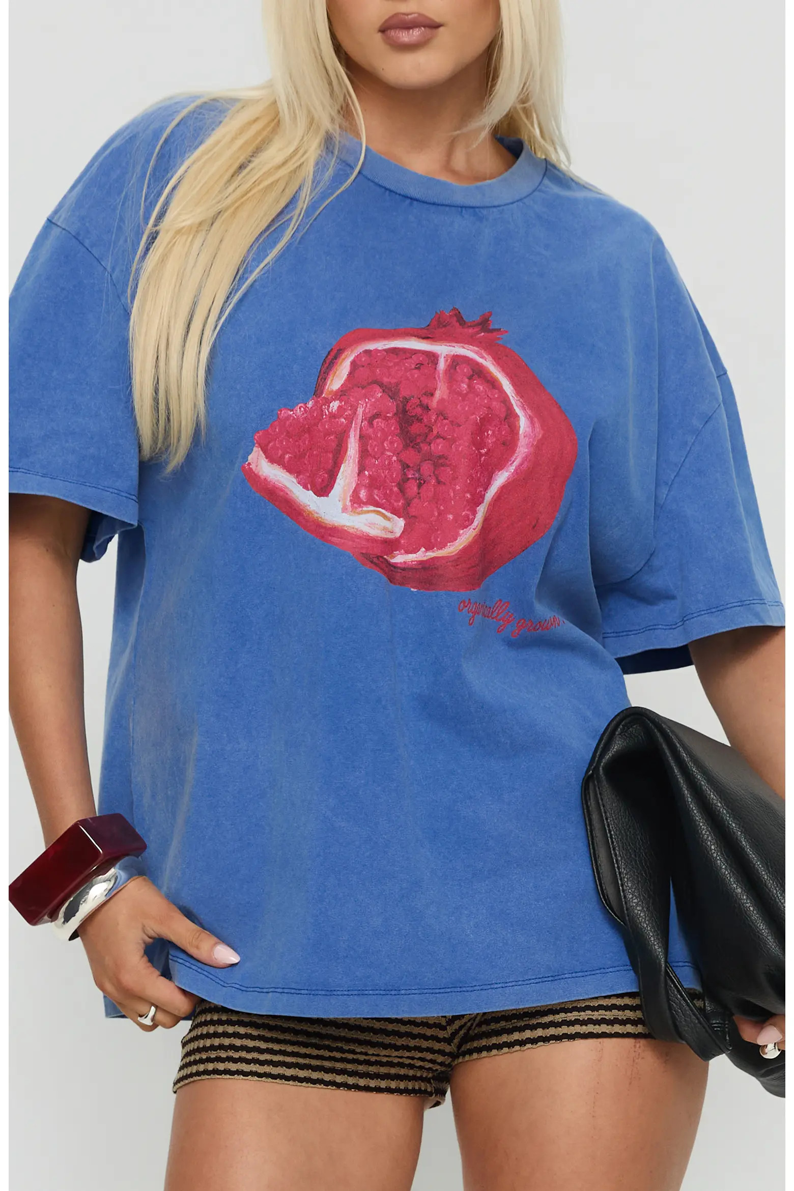 Linsay Pomegranate Oversize Cotton Graphic T-Shirt (Women) | Nordstrom | Nordstrom