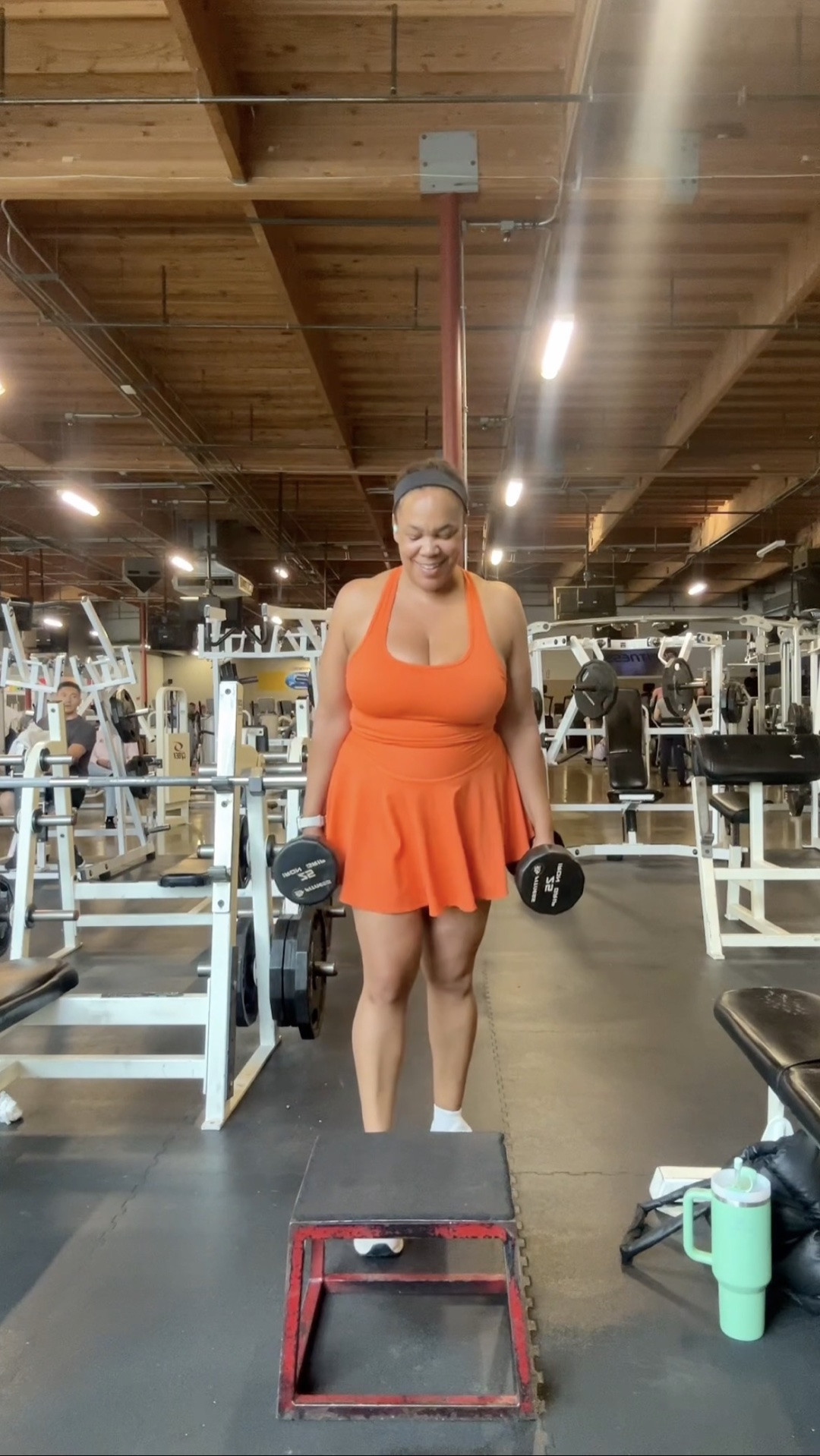 Ladies Over 40 - Follow the plan, not your mood 💪🏾. Still listen to your body while you follow your routine. At 50 - It is sooo hard but sooo worth it. It compounds over time and you will feel better. And, your future self will thank you! 💪🏾👍🏾👊🏾

#LTKMidsize #LTKOver40 #LTKActive