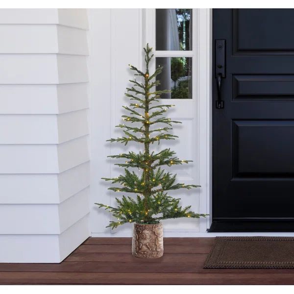 60'' Lighted Artificial Fir Christmas Tree | Wayfair North America