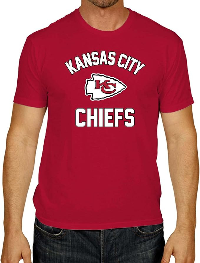 Team Fan Apparel NFL Gameday Adult Pro Football T-Shirt, Lightweight Tagless Semi-Fitted Football... | Amazon (US)