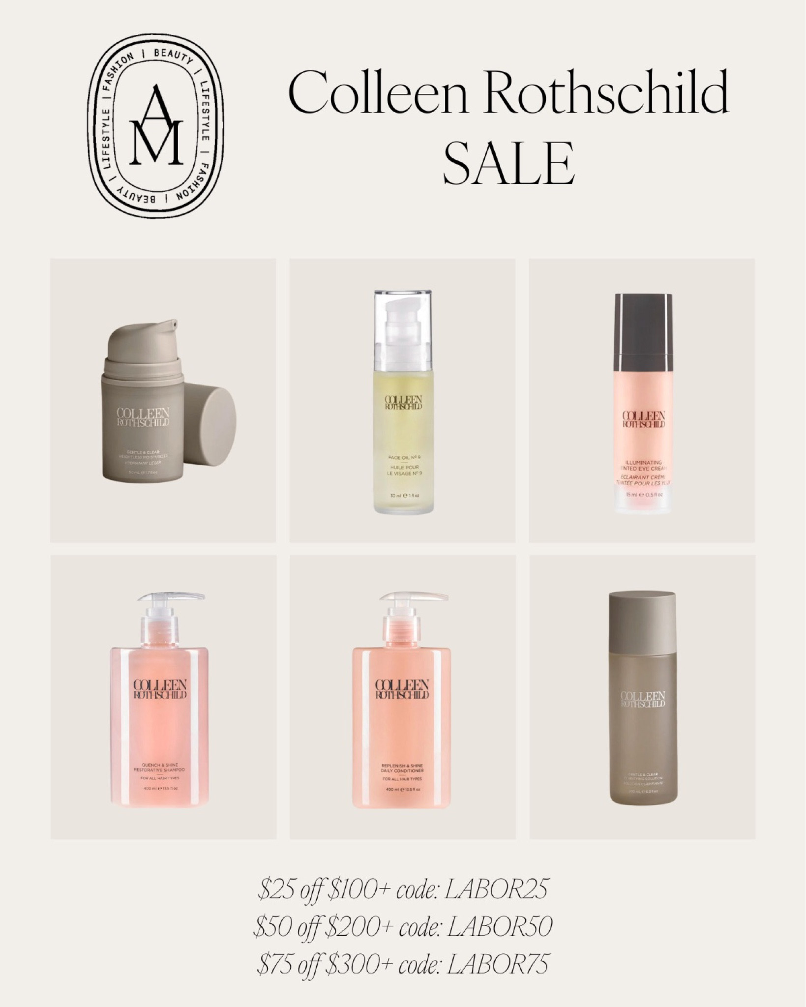  Colleen Rothschild sale!! Some of my favorite skincare & haircare! 

#LTKSaleAlert #LTKBeauty