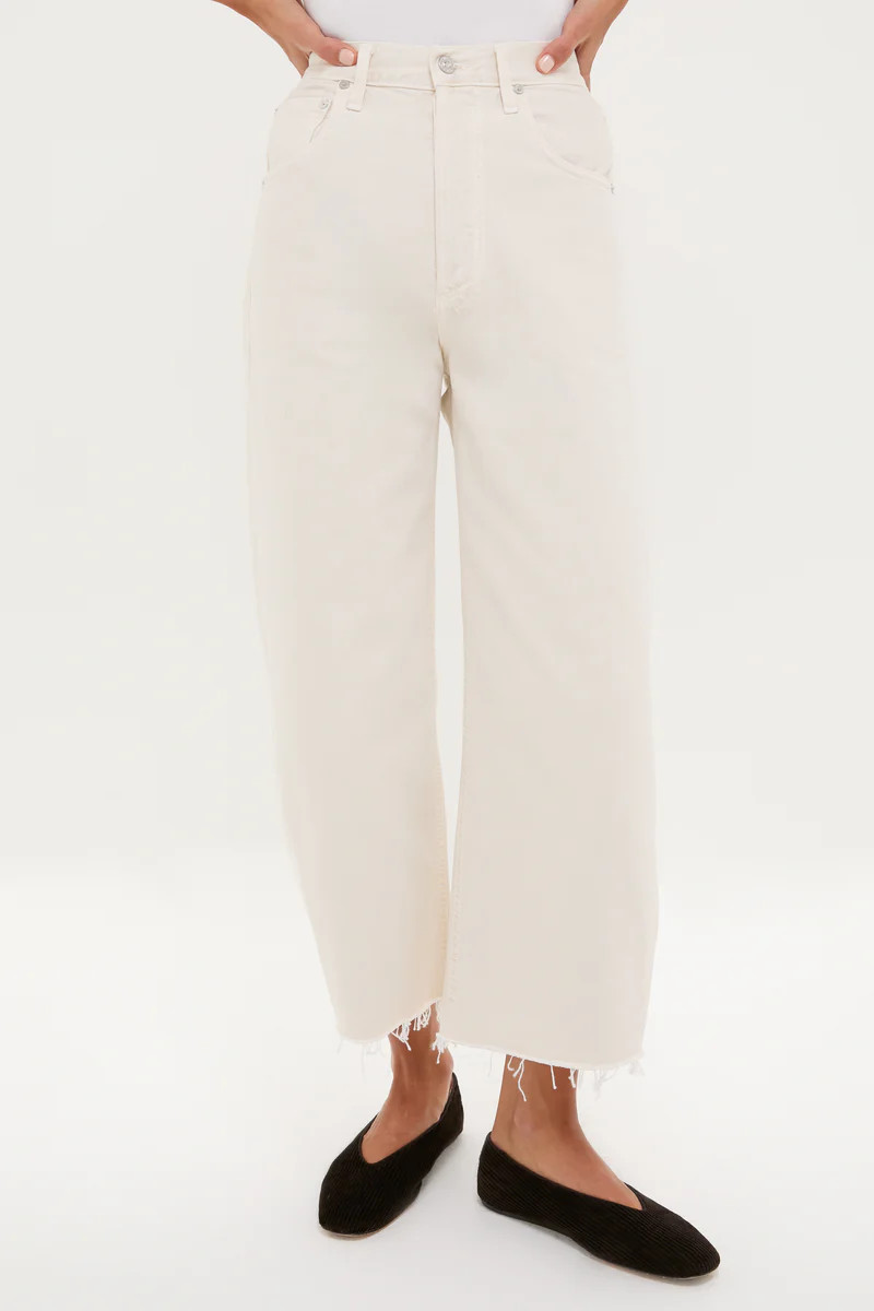 Almondette Ayla Raw Hem Crop | Tuckernuck (US)