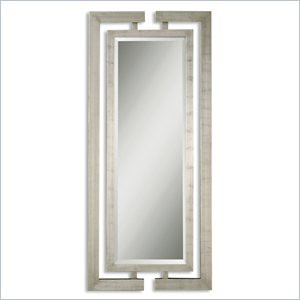 Uttermost Jamal Mirror in Scratched Silver | Homesquare