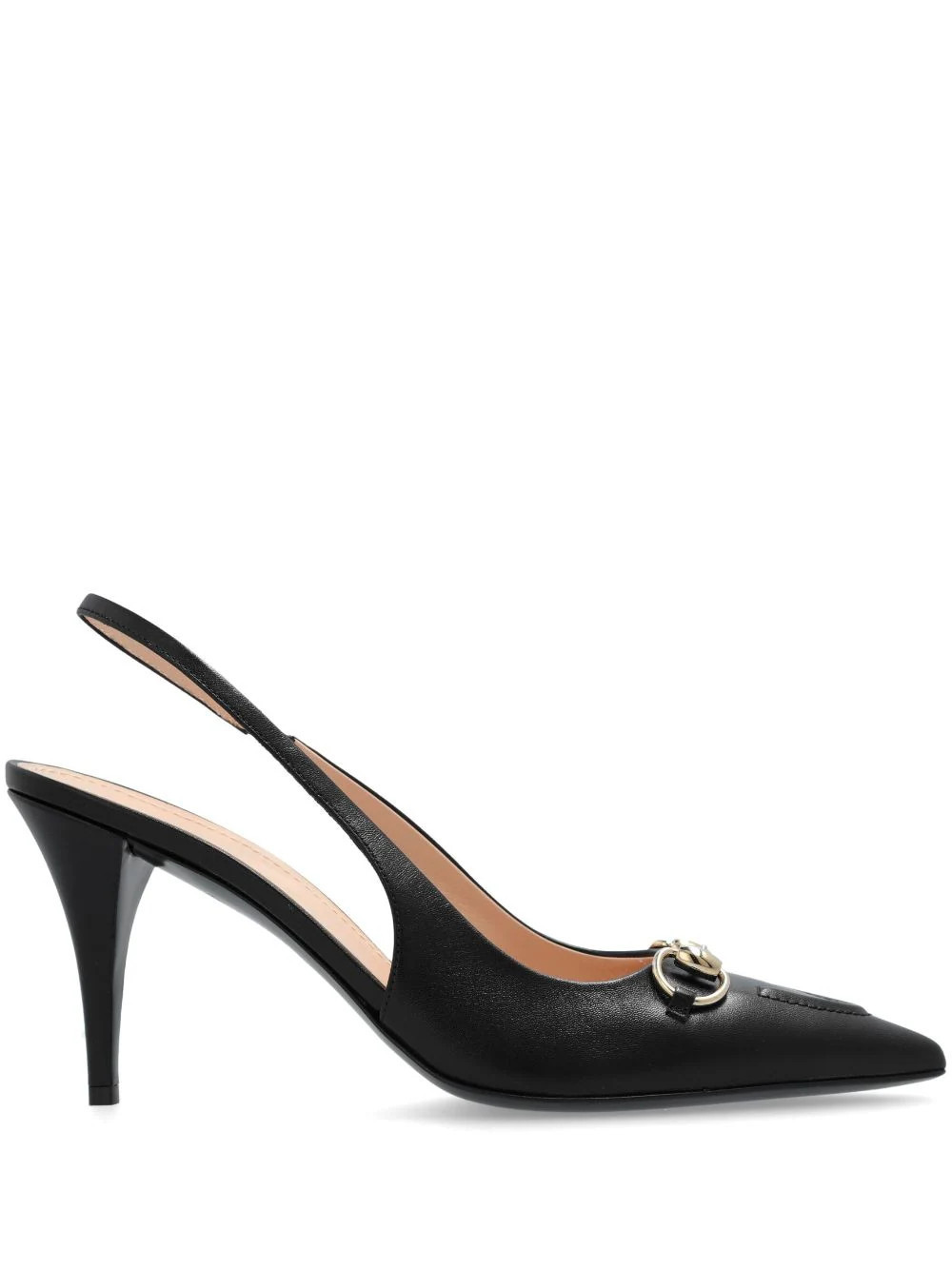 Gucci 100mm slingback pumps - Black | Farfetch Global