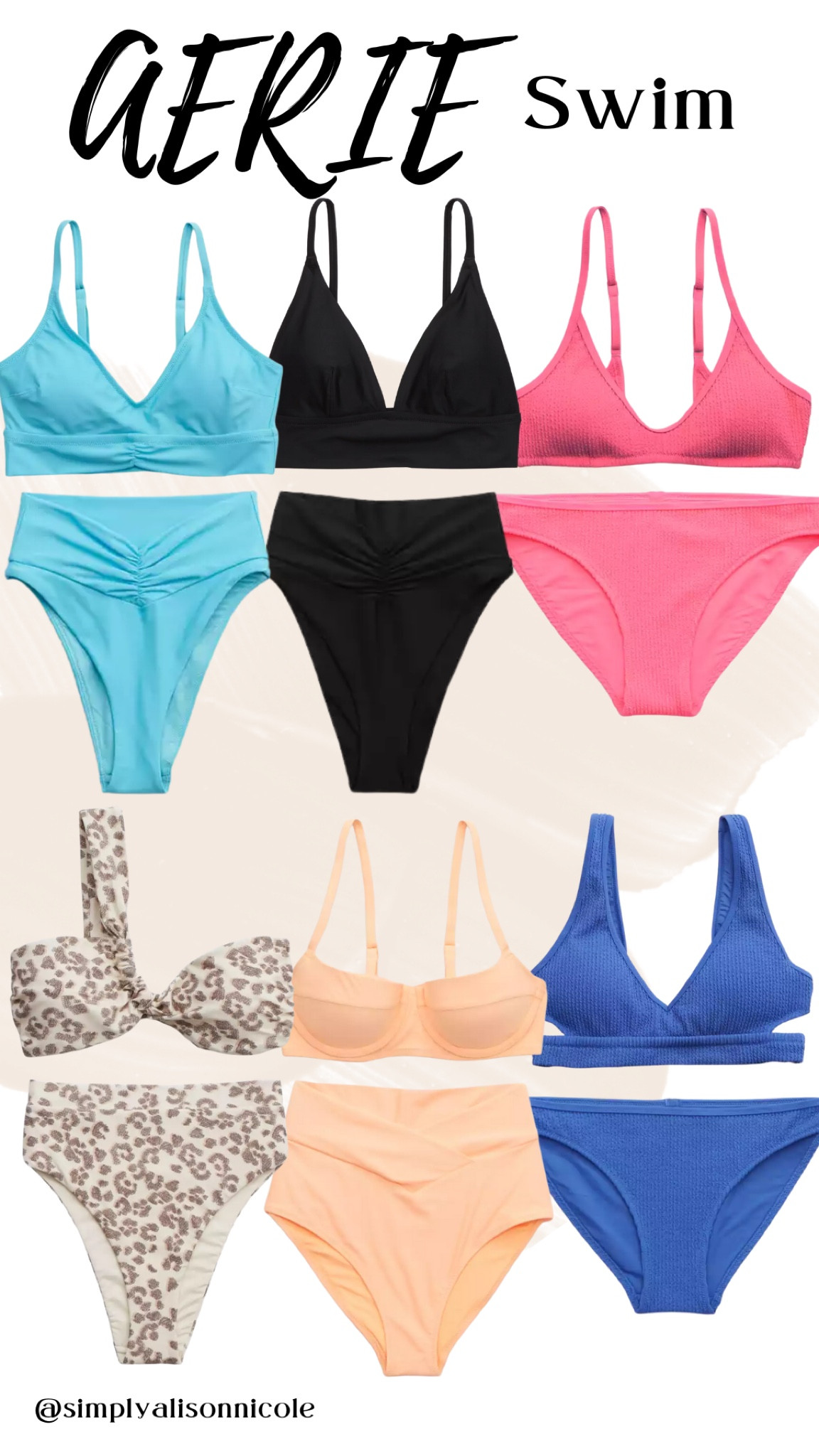 Newest Aerie bikini swimwear! 

#LTKSale #LTKSeasonal #LTKunder50