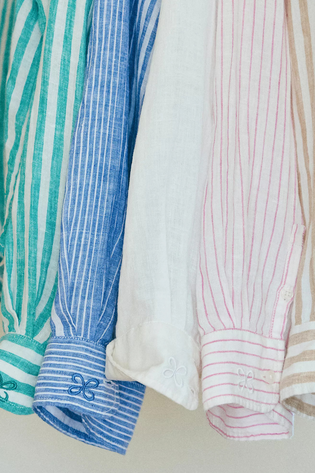 Shrunken Bennet 100% European Linen Buttondown Shirt | Anthropologie (US)