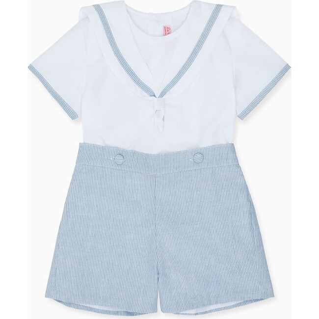 Antonio Nautical Baby Boy Set, Blue | Maisonette
