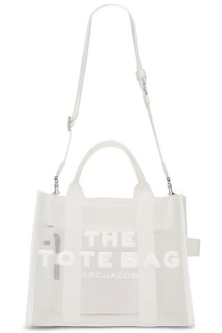 Marc Jacobs The Mesh Medium Tote Bag in White from Revolve.com | Revolve Clothing (Global)