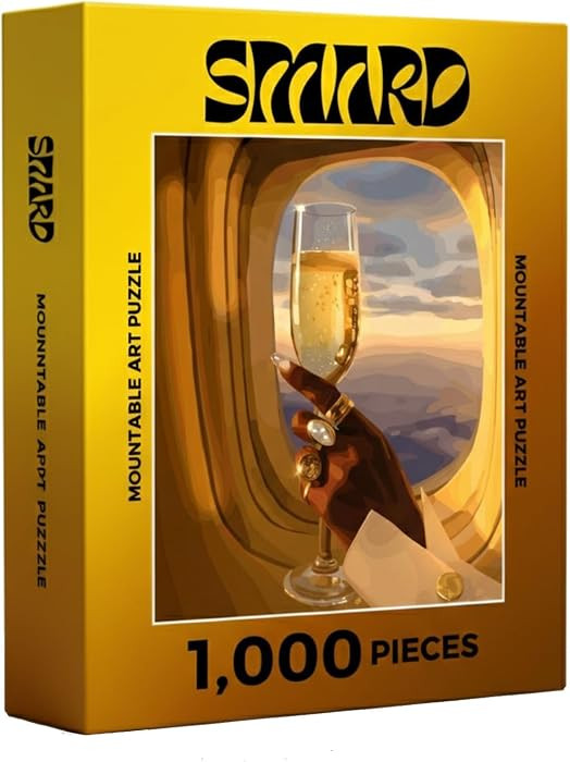 Smard Art Puzzles for Adults 1000 Pieces, Catching Flights 1000 Piece Puzzle for Adults, Travel Art Jigsaw Puzzles 1000 Pieces Luxury Family 1000 Piece Puzzle | Amazon (US)
