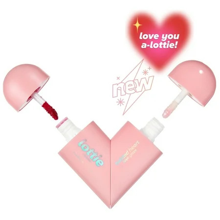 Lottie London Twisted Heart Love Glaze Lip Gloss & Tint Duo | Walmart (US)