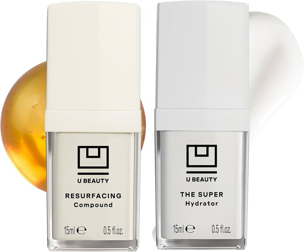 U Beauty - The U Beauty Duo - Resurfacing Compound & SUPER Hydrator Set - Vitamin C & E, Retinol,... | Amazon (US)