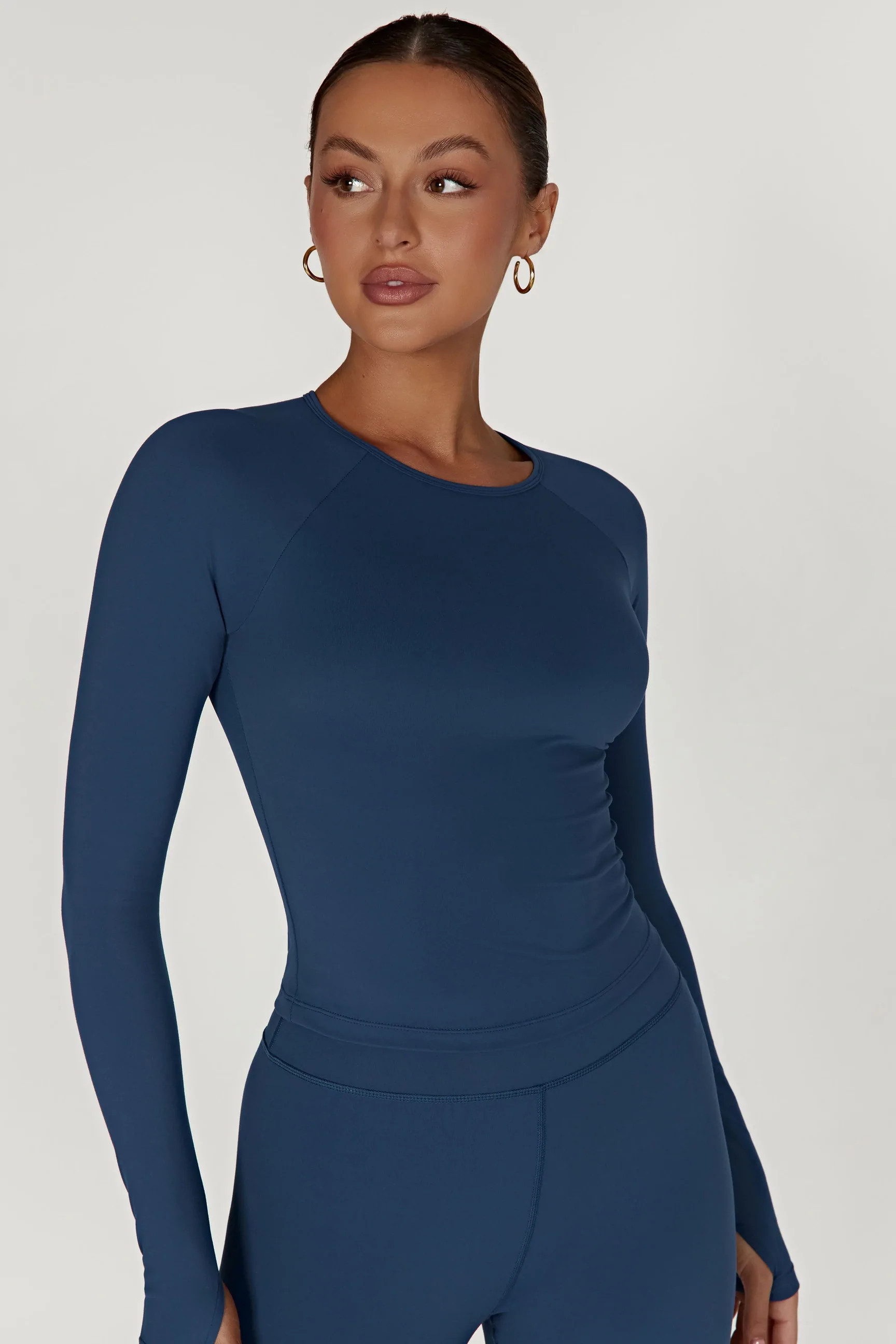 Venus Long Sleeve Top - Navy | MESHKI US