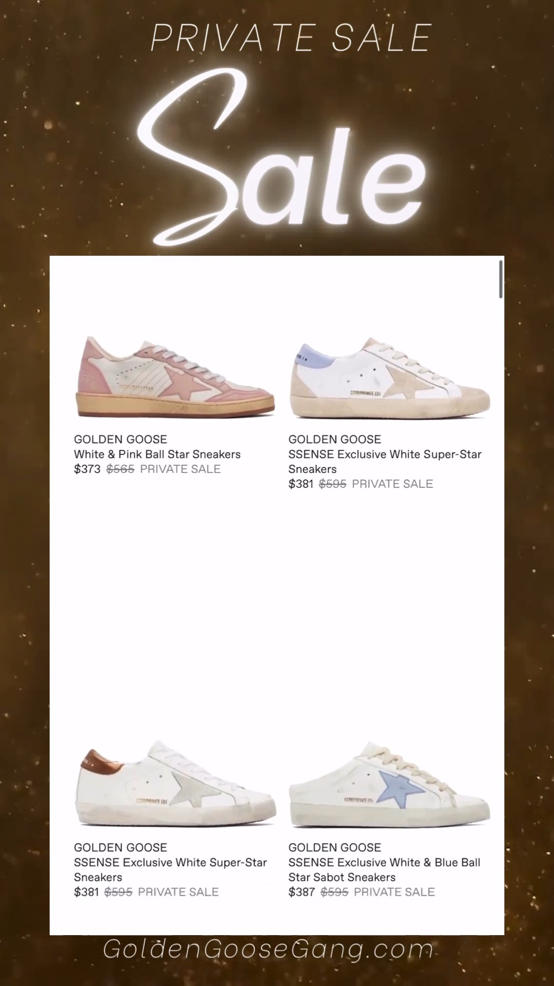 Ssense on sale golden goose