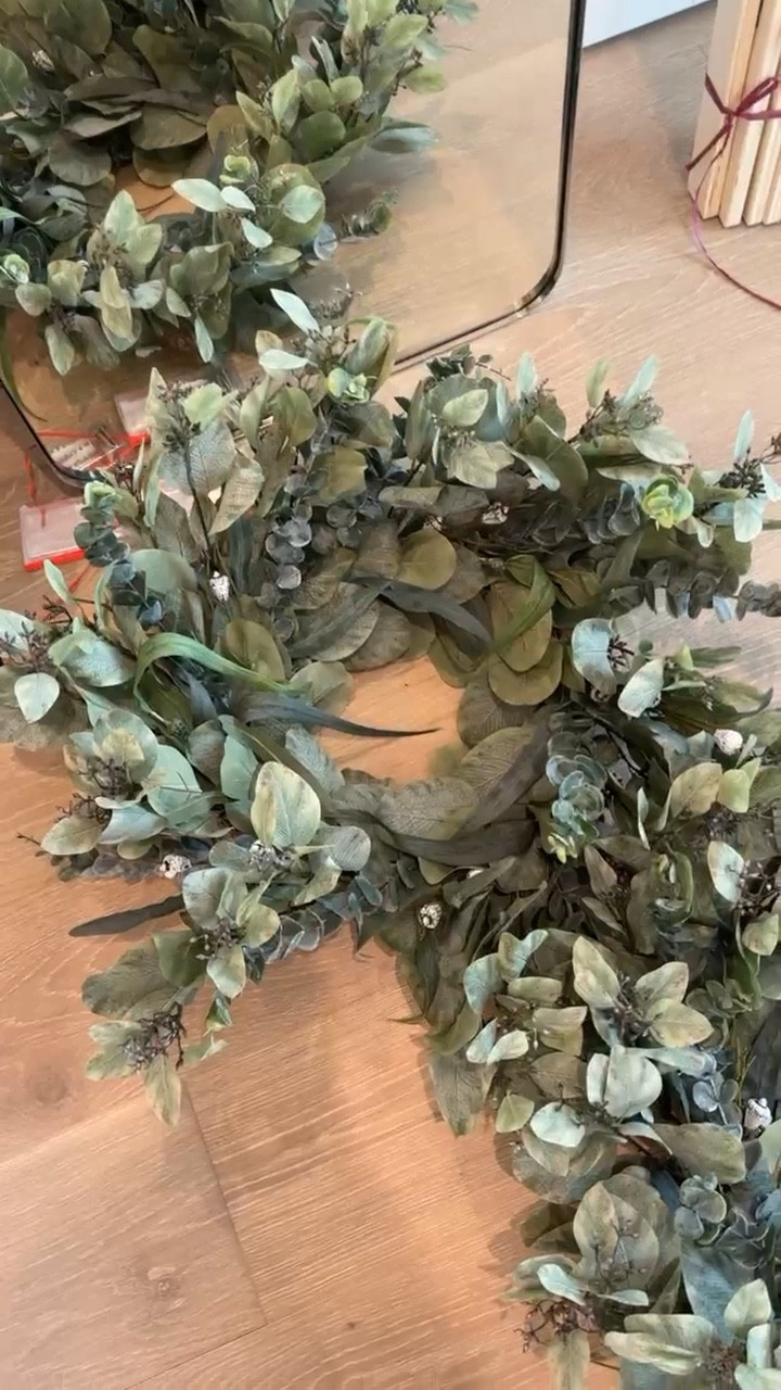 My favorite wreaths from Amazon are back in stock! These are perfect for your front door - great size and amazing quality! 

#LTKHome #LTKVideo #LTKFindsUnder100