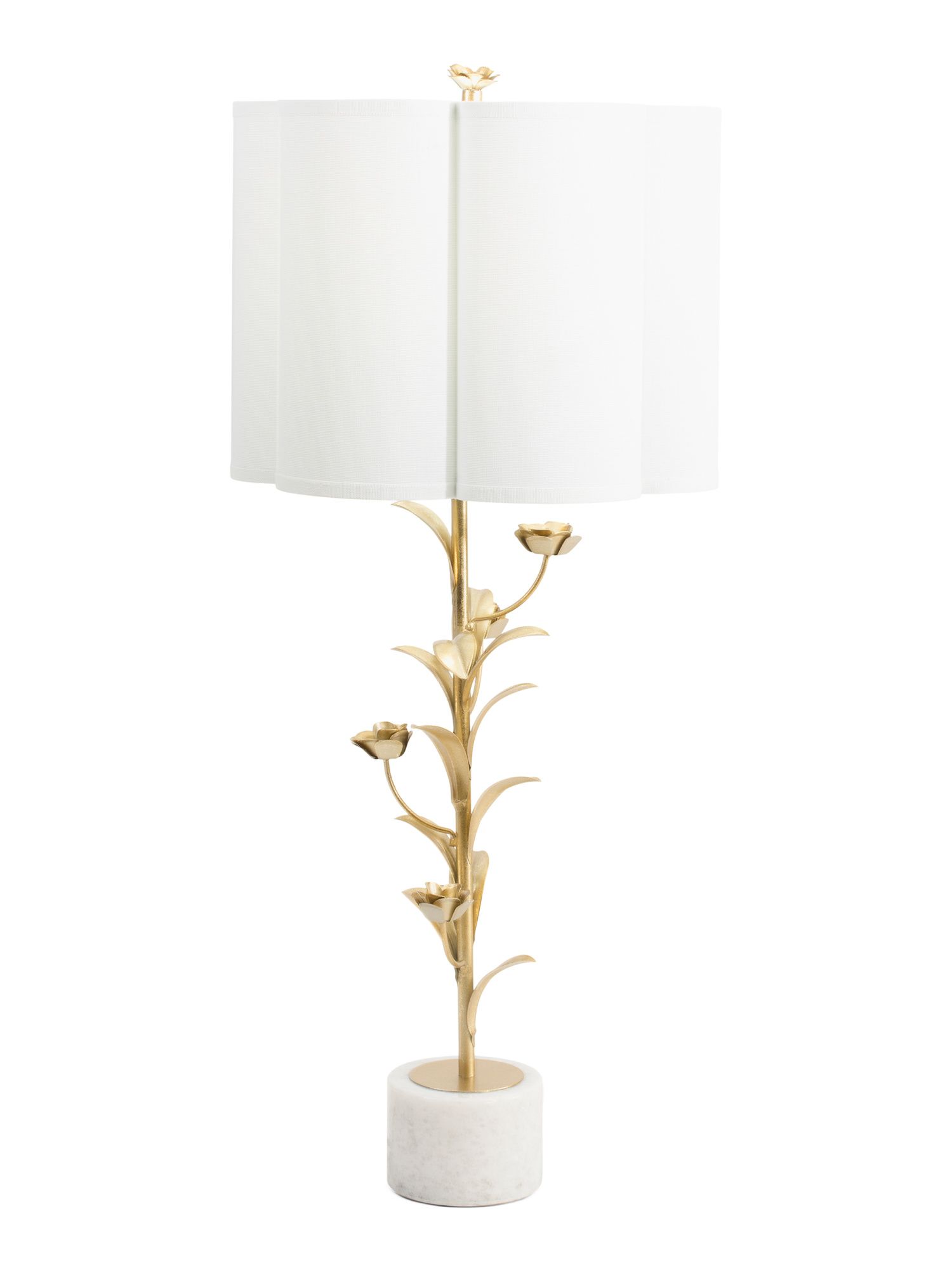 31in Metal Floral Shade Table Lamp | TJ Maxx