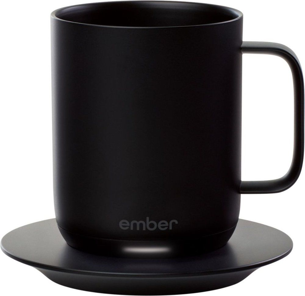 Ember - 10 oz. Temperature Controlled Ceramic Coffee Mug - Black - Walmart.com | Walmart (US)