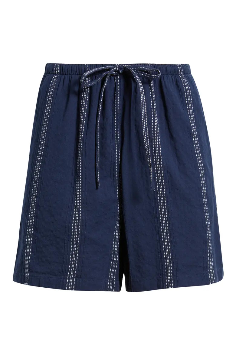 Cotton Blend Dobby Pull-On Shorts (Women) | Nordstrom | Nordstrom