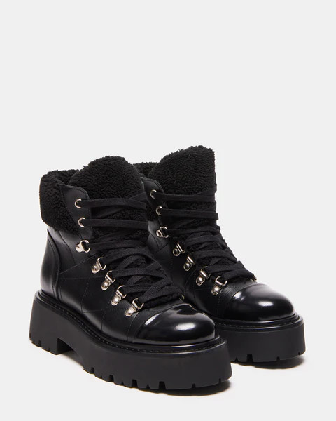 REYEN BLACK LEATHER | Steve Madden (US)