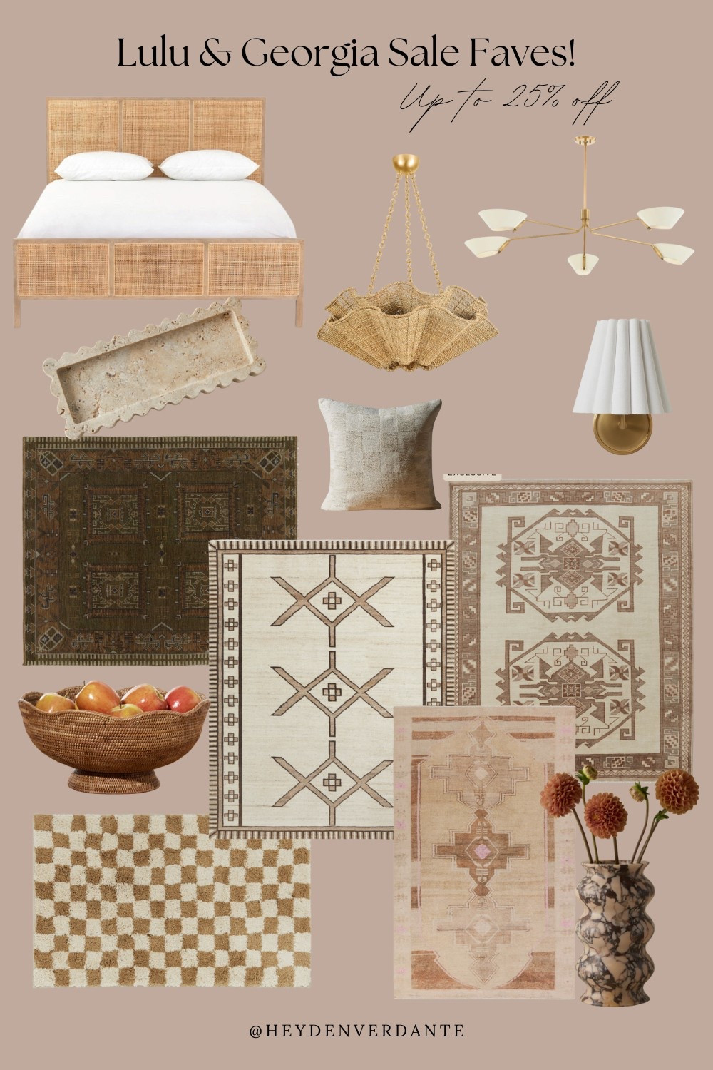 Lulu & Georgia is probably my fave home decor site and they’re having their friends & family sale which is up to 25% off site-wide!! Such good deals! This is our bed that I love! Unfortunately they don’t have our exact rugs anymore but I rounded up my faves and some of my other fave rugs, lighting, and decor!! Definitely check it out, it’s a great time to save on bigger ticket items!!

#LTKSpringSale #LTKHome #LTKSaleAlert