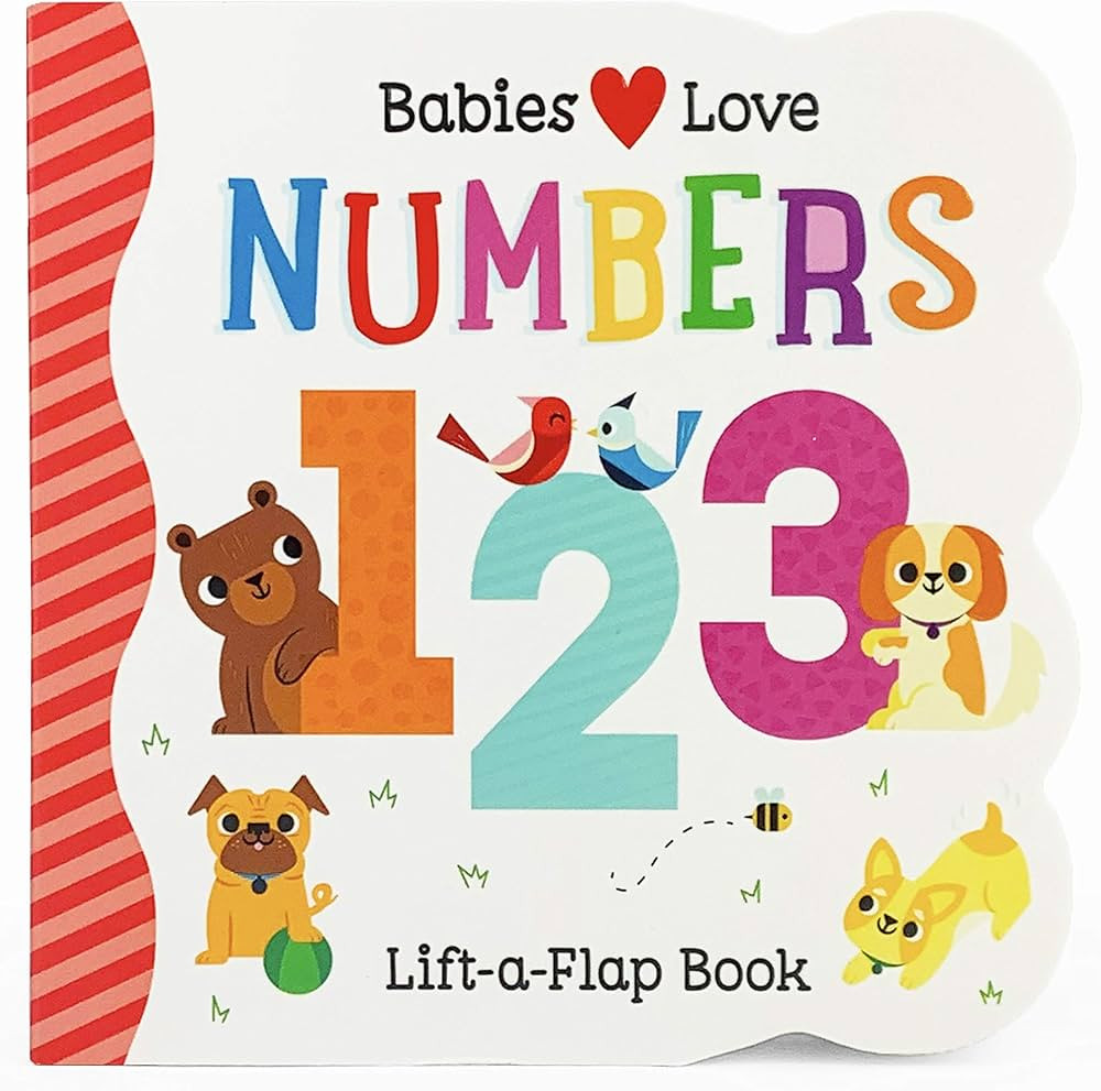 Babies Love Numbers - A First Lift-a-Flap Board Book for Babies and Toddlers Learning about Numbe... | Amazon (US)