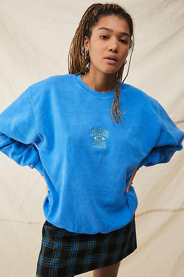 UO Colorado Springs Berry Crew Neck Sweatshirt | Urban Outfitters (US and RoW)