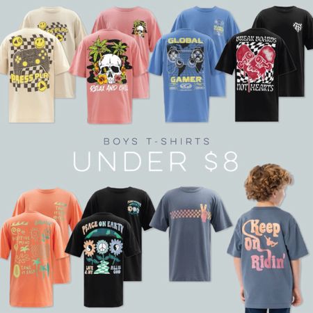 Score cool style for less! These trendy boys' tees at $8 and under are a steal.

#SmartShopping #KidsStyle #BoysFashion

#LTKFamily #LTKKids
