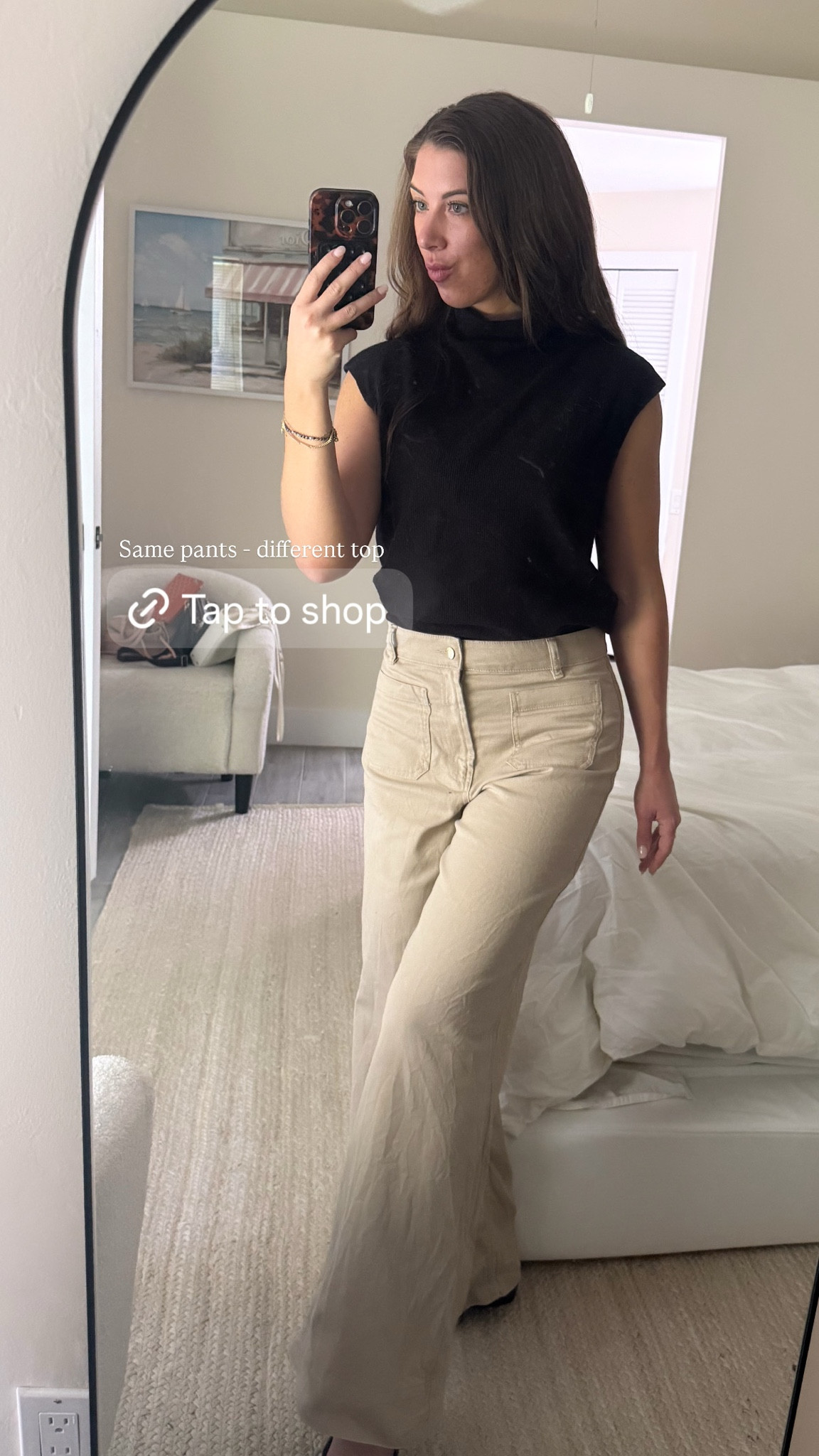 Love these pants - clearly! This top is also super versatile as well! For work or for a night out depending on how you style 

#LTKWorkwear #LTKFindsUnder100 #LTKStyleTip