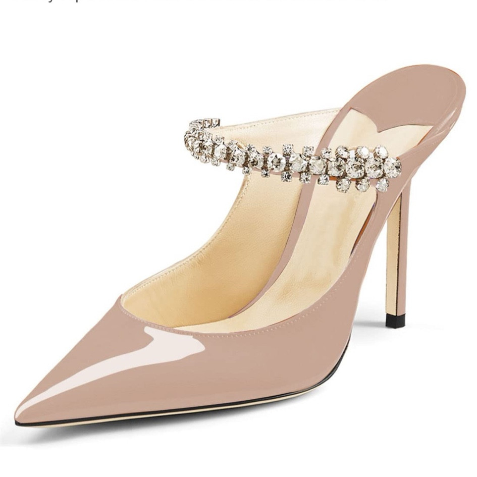 Jimishow Heeled Mules for women with Rhinestone Strap stiletto
Closed Toe 4 inches Pumps Kitten High Heels Sandals Summer Pointy Slip on Mule Heels Bridal Dress Shoes Size 5-13

#LTKShoeCrush #LTKStyleTip