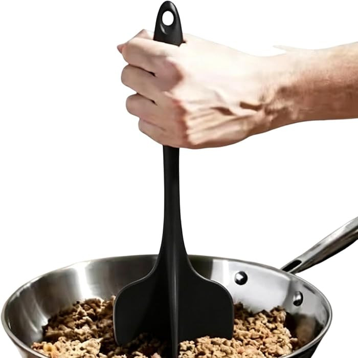 Meat Masher,Food Prep Cooking Gadget | Hamburger Meat Chopper,for Potato Turkey Vegetables Carrots Pumpkin Puree Making Picnic Baking | Amazon (US)