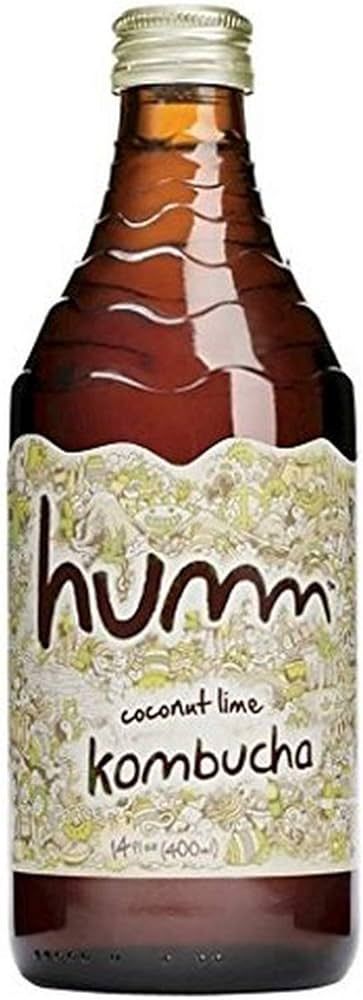 Humm Kombucha, Coconut Lime, 14 Ounce (Pack of 12) | Amazon (US)