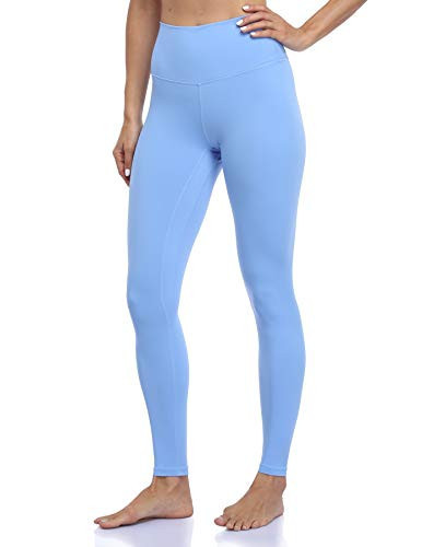 Colorfulkoala Women's Buttery Soft High Waisted Yoga Pants Full-Length Leggings (XS, Lilac Blue) | Amazon (US)
