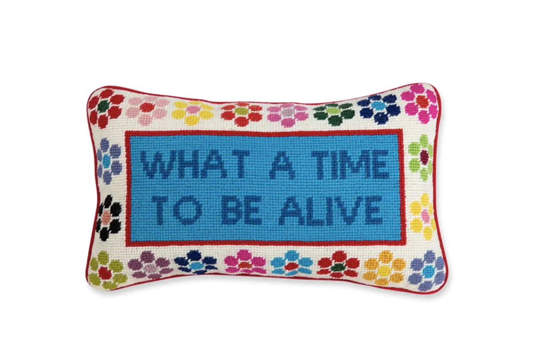 Needlepoint Pillow | Lucy's Market