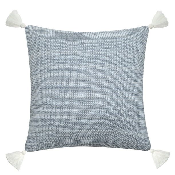 Better Homes & Gardens Feather Filled Knit Stitch Stripe With Tassels Decorative Throw Pillow, 20... | Walmart (US)