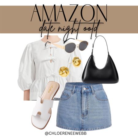 Need a little date night outfit inspo!? How cute are these finds on Amazon! I’m obsessed with this trending top paired with a jean skirt, sandals and accessories. 

Women’s fashion, women’s outfit, spring outfit, summer outfit, summer fashion, Amazon outfit, Amazon fashion 

#LTKSeasonal #LTKStyleTip #LTKFindsUnder50