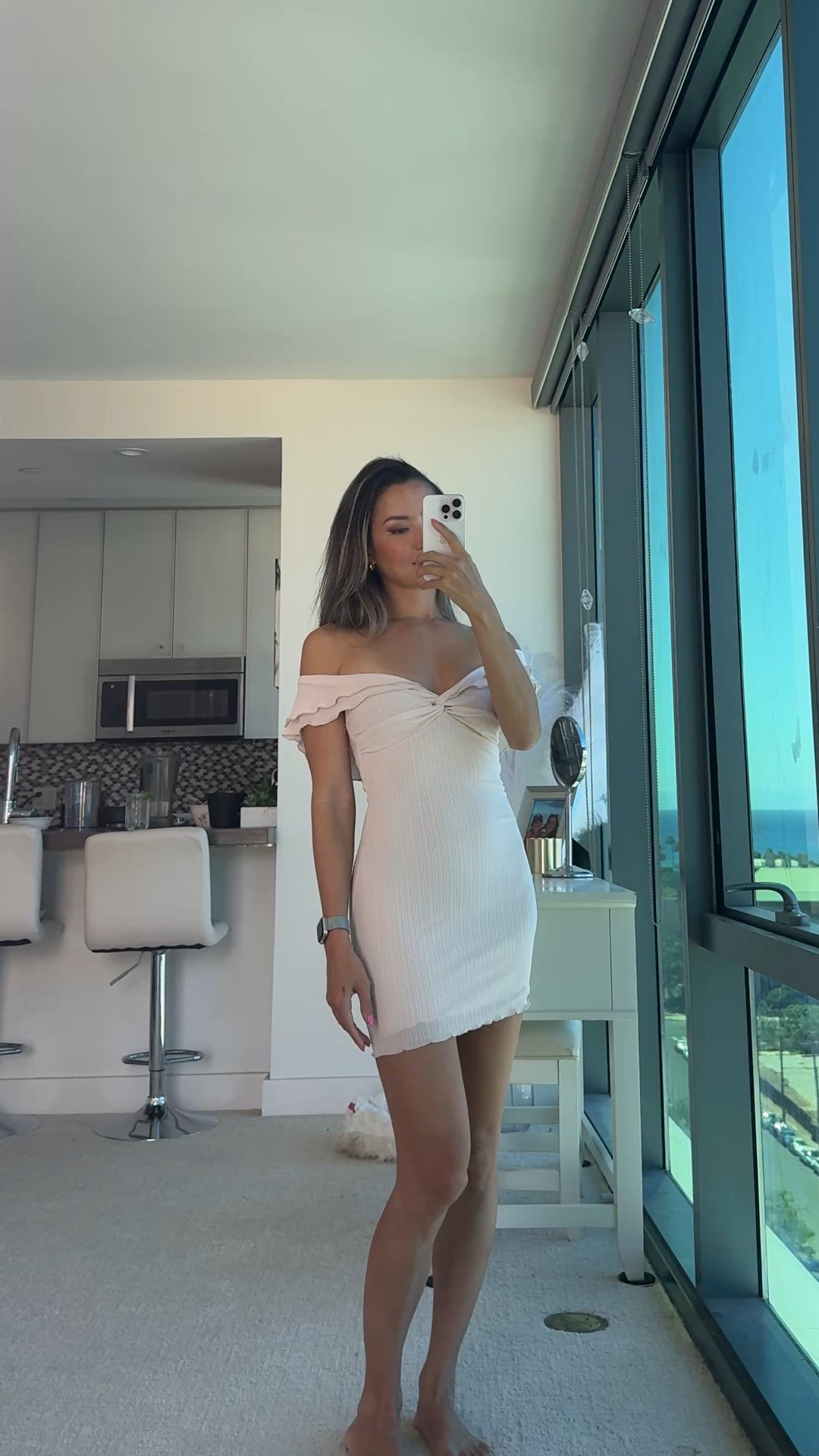 How freaking cute is this mini dress!! Wearing size XS 

#LTKStyleTip #LTKFindsUnder100