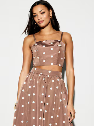 The Occasion by Old Navy Taffeta Cropped Tank Top | Old Navy (US)