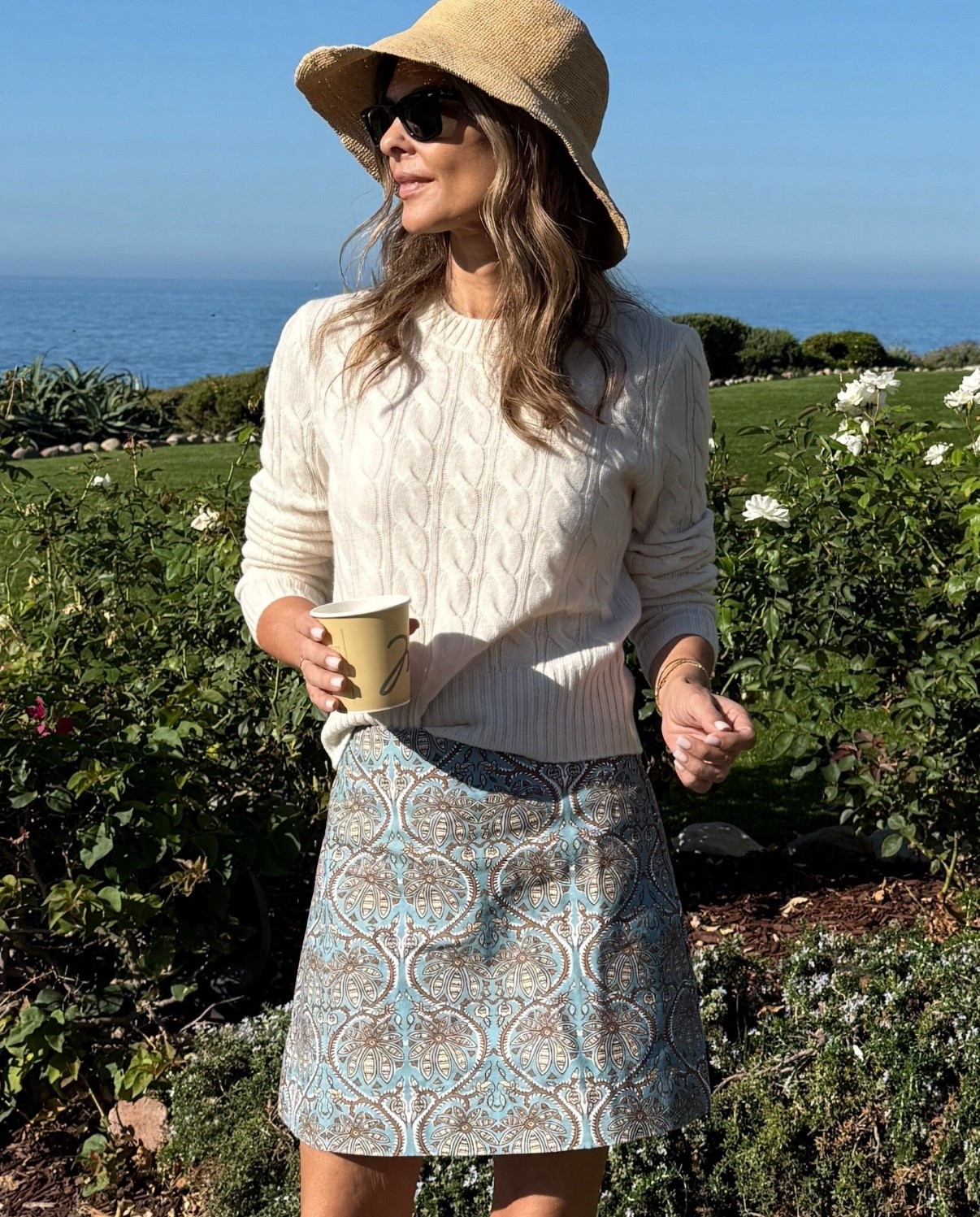 Exact hat linked sold out most places. Wearing a M. Packable, flexible rim. 
-quince sweater sz S 
-Julia Amory code Tammy15 

#LTKTravel #LTKSeasonal #LTKOver40