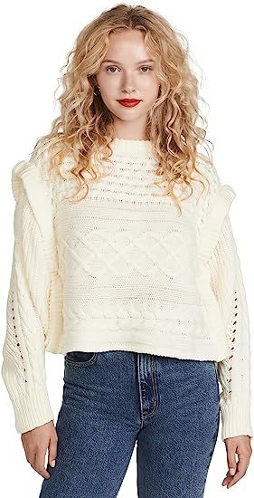Line & Dot Women's McKenzie Balloon Sleeve Sweater at Amazon Women’s Clothing store | Amazon (US)