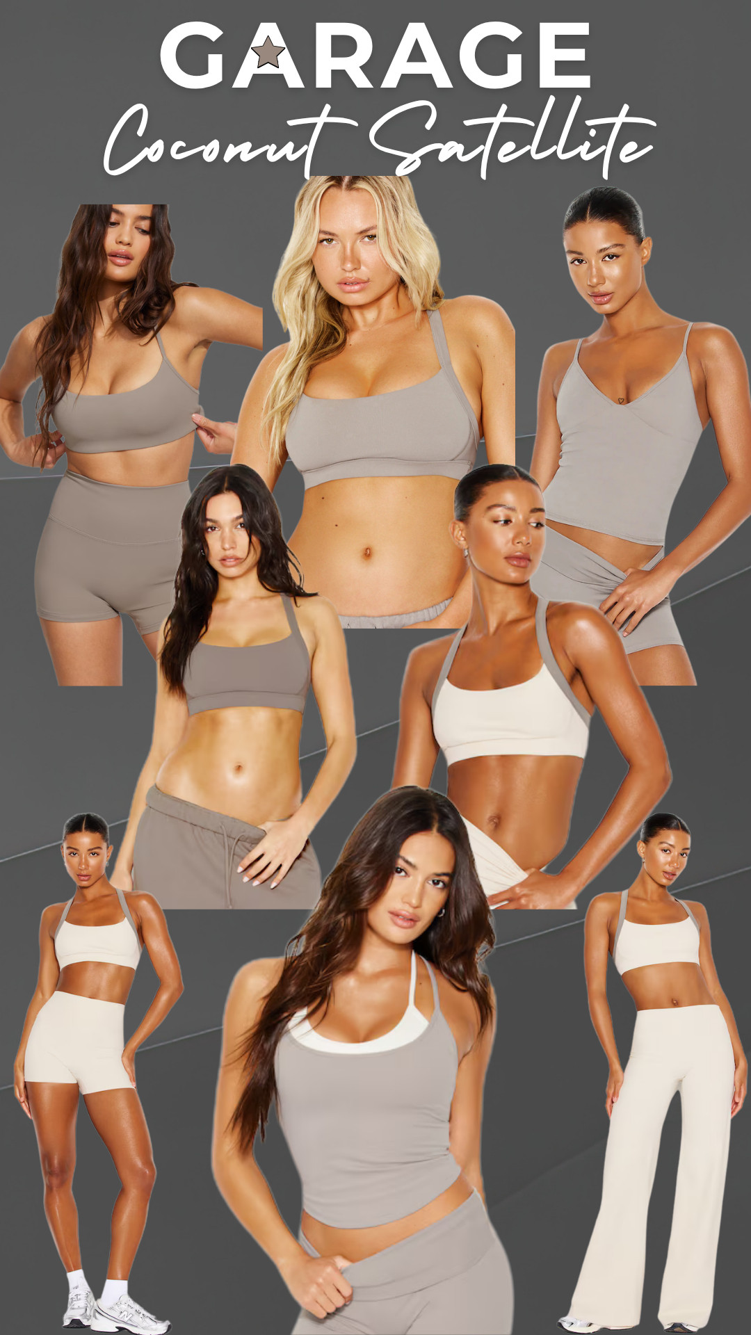 @Garage Clothing – Coconut Whip & Satellite Athleisure Edit 🤍

The Garage Coconut Whip Beige and Satellite Beige sets are perfect if you’re building an upgraded spring and summer gym wardrobe and want neutral athleisure that looks really clean, minimal, and put together.

These matching Garage active sets are perfect for Pilates, yoga, hot girl walks, gym workouts, running errands, travel days, airport outfits, brunch, and everyday athleisure outfits because they’re soft, stretchy, and easy to mix and match.

Some of the most popular active pieces:
• Active Layered Tank Top
• Active Portrait Neck Bra
• Active Y-Back Bra
• Active Booty Shorts
• High Rise Active Leggings
• Active Flare Leggings / Flare Pants
• Active Tank Top
• Soft Lounge / Wide Leg Pants

These sets are great because you can build matching workout sets, neutral athleisure outfits, Pilates outfits, and lounge sets that all go together, and neutral sets like cream, beige, and taupe athleisure always look really elevated and expensive.

Garage activewear is also great because many of their leggings, flare pants, and lounge pants work well for petite and tall girls, so if you’re looking for petite friendly workout sets or tall girl leggings and flare pants, these are really good options.

If you’re looking for neutral workout sets, Pilates outfits, matching gym sets, petite athleisure, tall girl athleisure, or an upgraded spring and summer athleisure wardrobe, the Garage Coconut Whip and Satellite sets are really good staples.

↓ Everything is linked! 

#LTKdayinmylife #LTKActive #LTKTravel